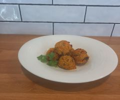 Albondigas de quinoa y setas Albondigas de quinoa y setas
