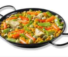 Paella de pollo y verduras (Menú) Paella de pollo y verduras (Menú)