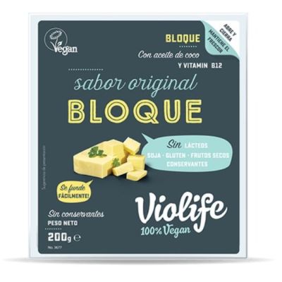 Queso Bloque Vegano Violife 200gr Queso Bloque Vegano Violife 200gr