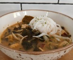 Sopa MISO con gambas Sopa MISO con gambas