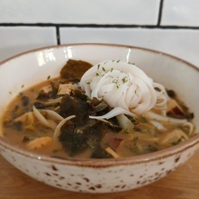 Sopa MISO con gambas Sopa MISO con gambas