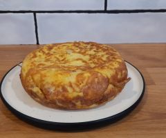 Tortilla de calabacín Tortilla de calabacín