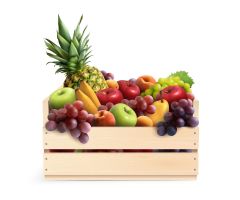 Cesta de Fruta pequeña ecológica Cesta de Fruta pequeña ecológica