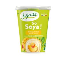 Yogur de soja mango melocotón Sojade 400g. Yogur de soja mango melocotón Sojade 400g.